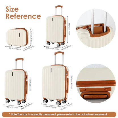 Set Familiar UUH 4 Piezas — Maletas 28" 24" 20" 13"