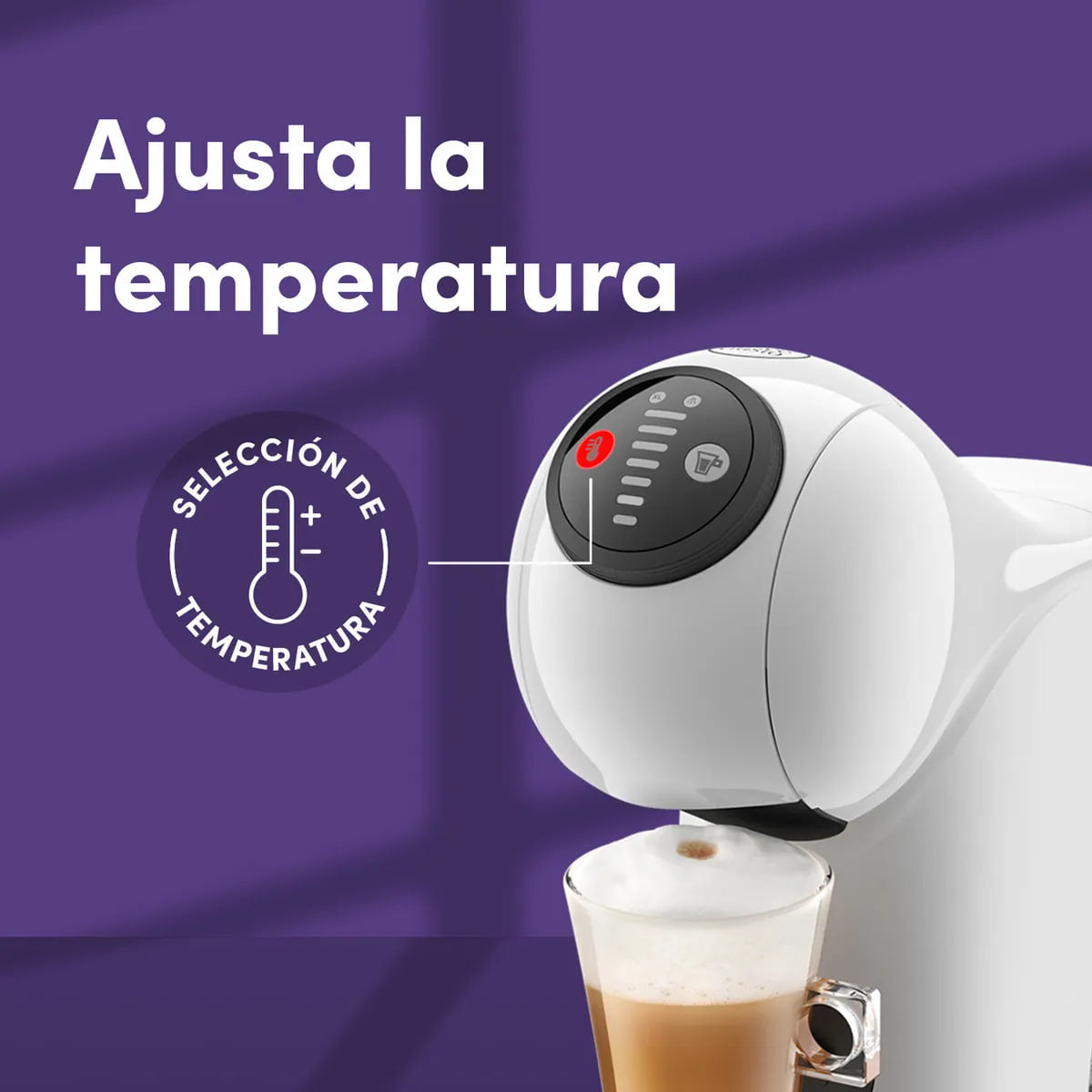 NESCAFE | Cafetera con Cápsula Dolce Gusto Genio S Blanca Nescafe