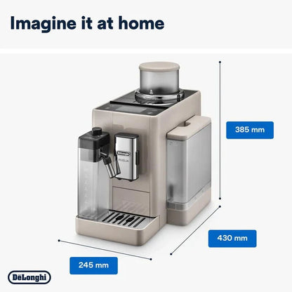 Oferta de Aniversario: De'Longhi Rivelia EXAM440.55.BG - Cafetera Automática con LatteCrema Hot, Sistema Bean Switch, Pantalla Táctil 3.5", 19 Bares