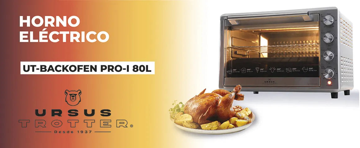 URSUS TROTTER | Horno Eléctrico 80 Litros Ut-Backofen- Ursus Trotter