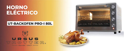 URSUS TROTTER | Horno Eléctrico 80 Litros Ut-Backofen- Ursus Trotter