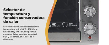 URSUS TROTTER | Horno Eléctrico 80 Litros Ut-Backofen- Ursus Trotter