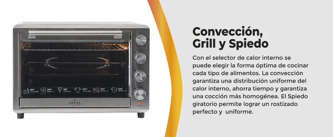 URSUS TROTTER | Horno Eléctrico 80 Litros Ut-Backofen- Ursus Trotter